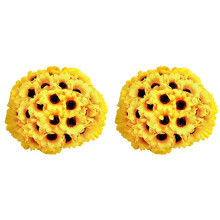 100Pcs Artificial Sunflower Heads Silk Sun Flowers Artificial SunFlowers Arrangements for Birthday Party Home Decor 7cm