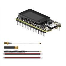Meshtastic 0,96 Inch OLED-Ontwikkelbord op Zonne- met LoRa 32 V4, GPS, ESP32, SX1262, WiFi, BLE en Laag Stroomverbruik voor LoRaWAN IoT (1 Set)