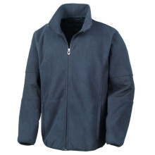 (XXL, Navy) Result Mens Osaka Combed Pile Soft Shell Jacket