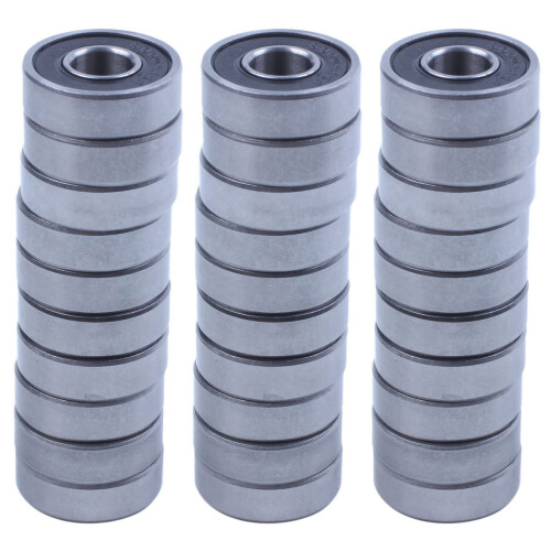 30Pcs 6000RS Shielded Deep  Radial  Bearings 10mmx26mmx8mm