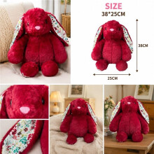 Peluche Lapin Rouge, Douce et Mignonne, 35 x 25 cm, Cadeau