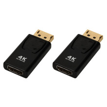 2X  to  Female Adapter Converter 1080P Dp to