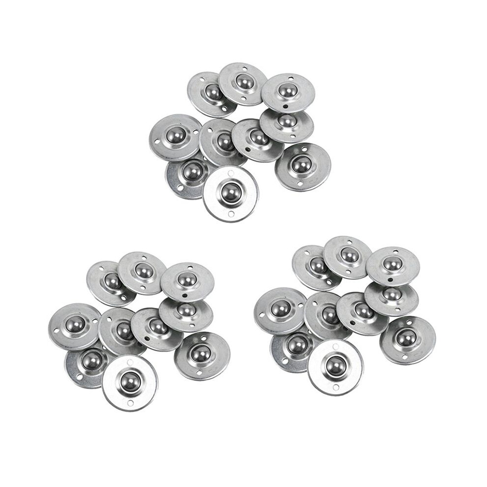 30Pcs Cy-16B 5/8-Inch Bearing Steel Roller Flange Conveyor Transfer Unit 4713722055659