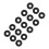 300 Pcs O-Ring in Nitrile Rubber 6 x 2 mm 5
