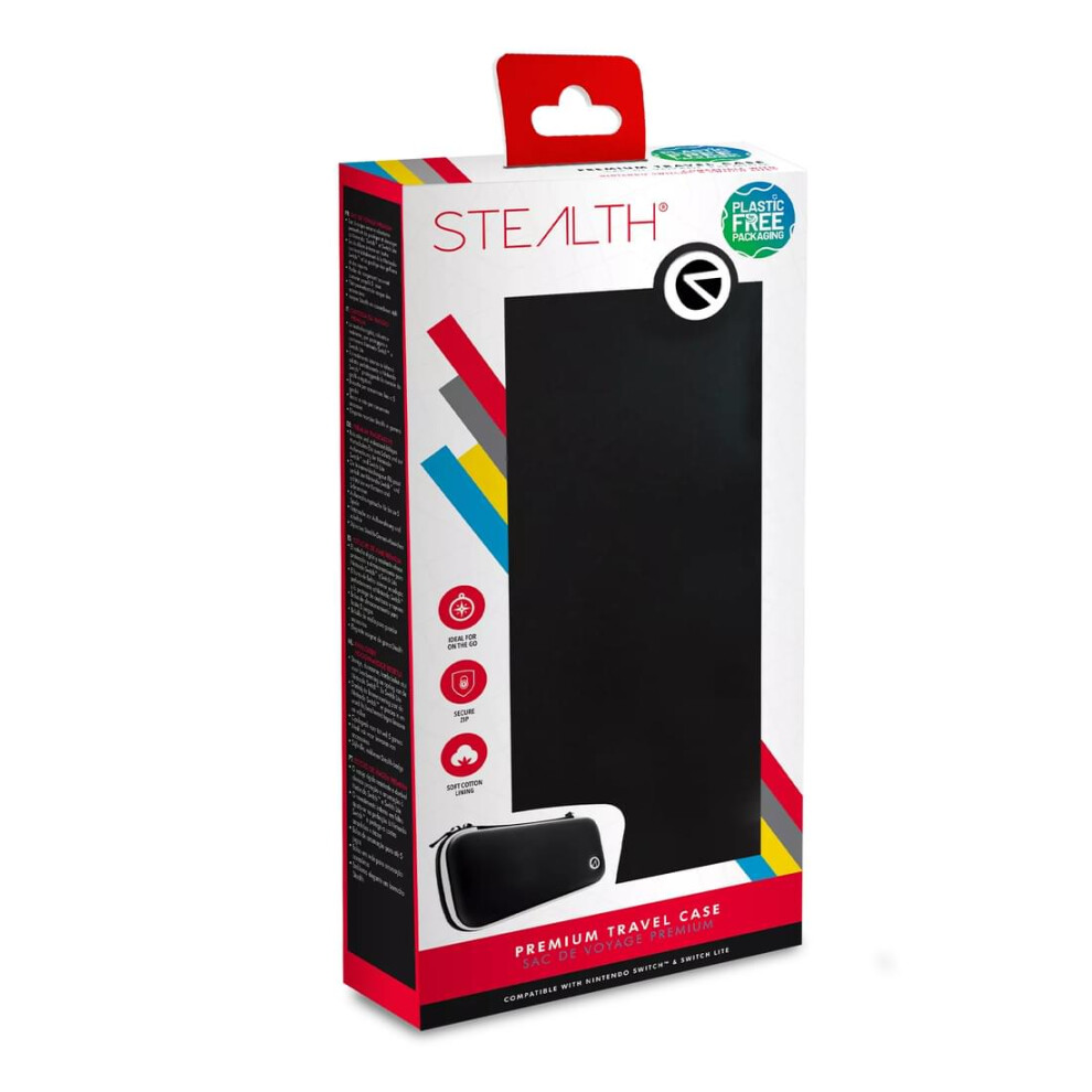 Stealth Premium Travel Case For Nintendo Switch & Switch Lite - Black 5055269712664