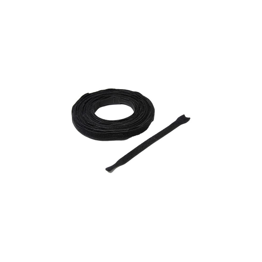 Velcro 20Mm X 200Mm 750Pcs Spool One Wrap Strap Black 8412355645669