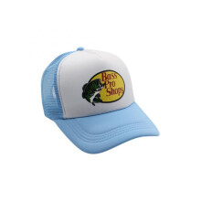 (Blue) Shops Pro Bass Baseball Caps Sun Protection Mesh Adjustable Breathable Outdoor