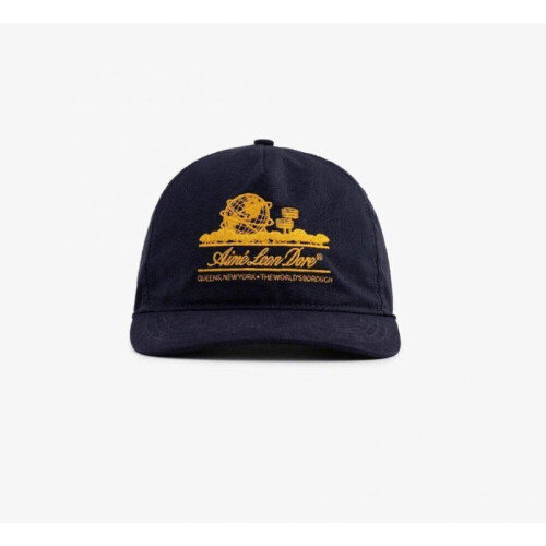 (Navy Blue) Leon Dore Aime Unisex Adjustable Alphabet Baseball Cap Large Size Breathable