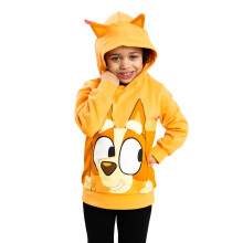 (2-3 Years, Orange) Bluey Childrens/Kids Bingo Hoodie