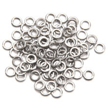 Vissen met Massieve Ringen Jigging Visserijaccessoires, de Beste 304 Roestvrij Staal, Zeer Grote Test 1