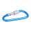 Camping Outdoor D-Ring Carabiner Hook Clip Keychain 6cm 2