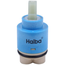 Ivory Plastic 35mm Diameter Water Tap Faucet Cartridge Valve