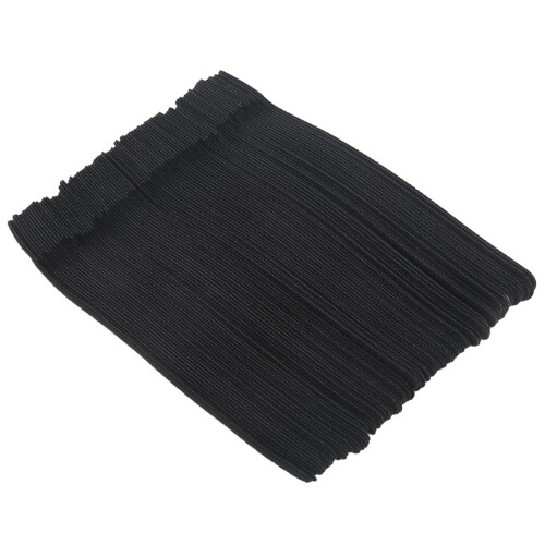 100 X adjustable black nylon cable tie L 15cm 2