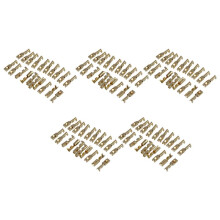 100 Pcs Female Spade Cable Wire Terminals for 2.8mm Connectors