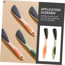 2pcs Foot Skin Device Handheld Foot File Callus Remover Pedicure Scrubber Double-sided Pedicure Tool Rasp Sole