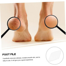 2pcs Foot File Tool Glass Callus Remover Pedicure Scrubber for Dead Skin Trimming at Home Spa