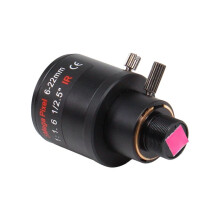 6-22mm 5MP M12-Vatting Varifocale Lens F1.6 Handmatige Zoomlens High-Definition Netwerklens voor 5MP Beveiligingscamera'S B