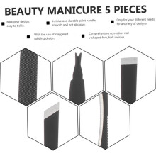 10pcs Nail Trimmers Portable Pedicure Tools Nail Polishing Cutters for Foot Care