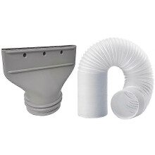Draagbare airconditioning afvoerslangkoppeling, raamadapter compatibel met mobiele airconditioners, geschikt