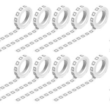 10 Rolls Checkbox Washi Tapes 8MM Thin Decorative Masking Tape Self Adhesive Craft Tape compatible with Home School Office