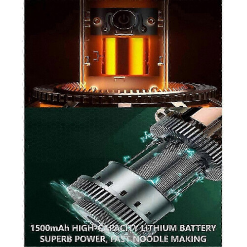 Electric Pasta Machine Handheld, Wireless Noodle Maker with Dough Roller compatible with Kitchen 2