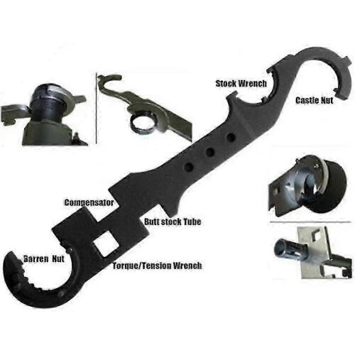 Armorers Combo Wrench Multi Tool compatible with AR 15 and M4 Maintenance 1