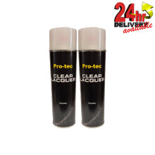 Pro-Tec Quality Clear Gloss Lacquer Large 500ml Aerosol Professional Use Trade