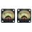 2X VU Level Meter TR-35 500 VU Meter Panel Mechanical Pointer Type Audio Level Meter White LED 2.8-3.8V 20MA 1
