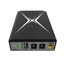 5V 9V 12V Uninterruptible Power Supply UPS USB 10400MAh/18W Battery Backup for WiFi Router CCTV