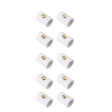10 buses de brumisation en PVC de 1/2 pouce pour système de brumisation extérieur avec raccord et section fendue en PVC.