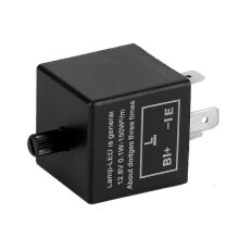 Relais clignotant LED réglable 12 V à 3 broches pour indicateur de direction