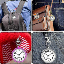 2pcs Nurses Watches Quartz Pocket Watch compatible withNurses