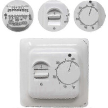 Underfloor Heating Room Thermostat 220V 16A Mechanical Probe A-B