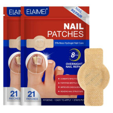21 PCS Extra Strength Toenail Patches with Overnight Nail Renewal, Discreet Cover 2 Pack