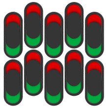 Vacant In-Use Sliding Door Sign For Office Bathroom Hotel And Conference Room 10Pack