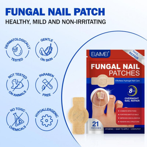 210Pcs Toenail  Patch Set with Secure Adhesive and Protective Coverage for Damaged Nails 2