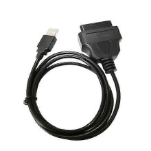 Câble de conversion USB AM vers OBD2 femelle 16 broches pour diagnostic automobile