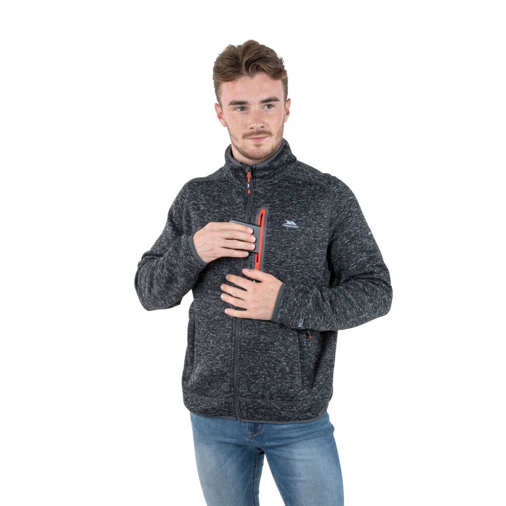Trespass (Xxl, Black Marl) Mens Bingham Fleece Jacket