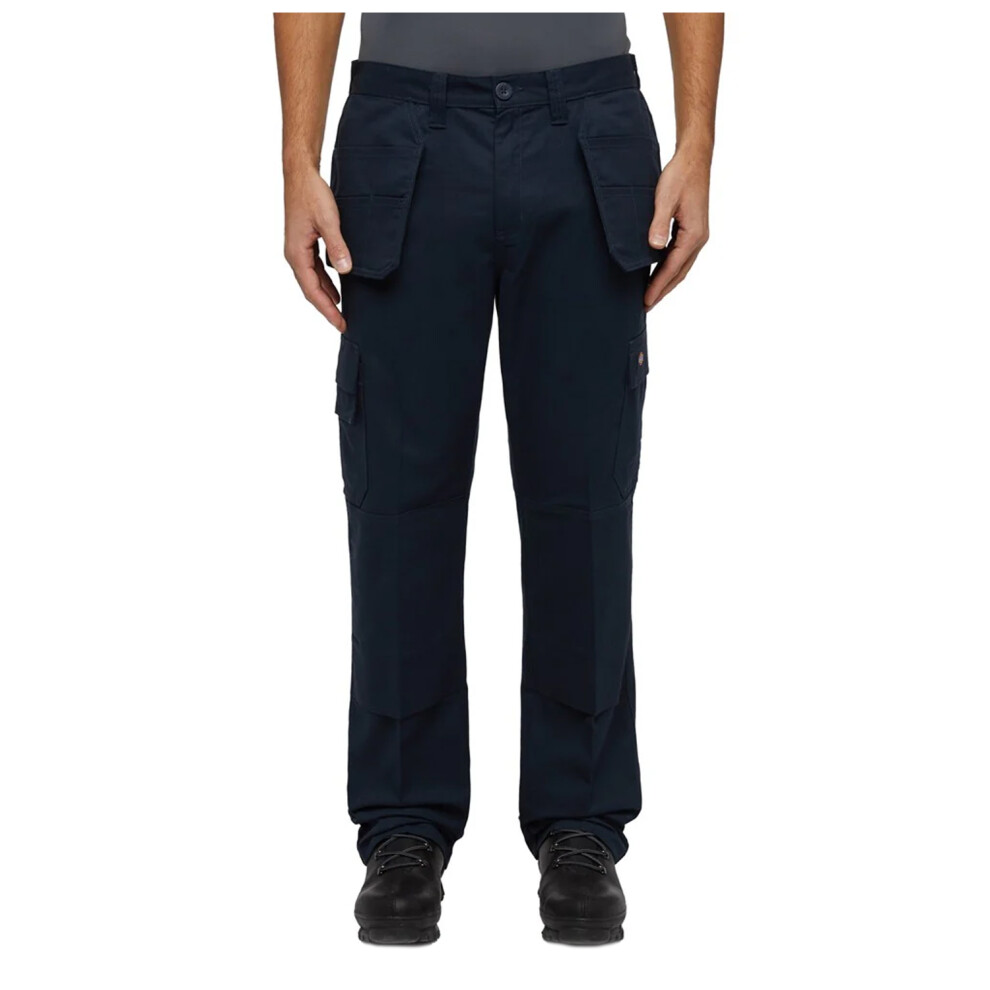 (38S, Dark Navy) Dickies Mens Everyday Holster Pocket Work Trousers 5063652560556