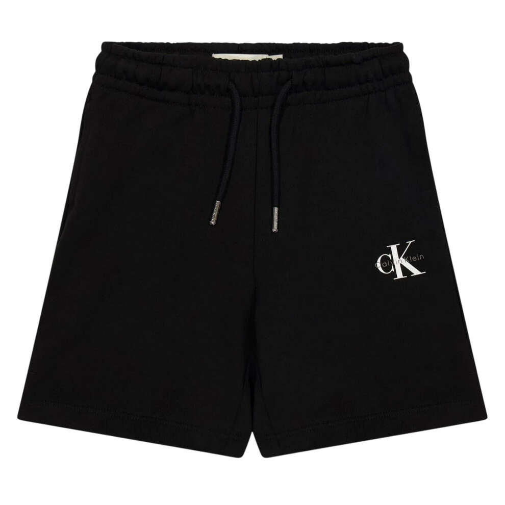 Calvin Klein (10 Years, Black) Childrens/Kids Jeans Monogram Sweat Shorts