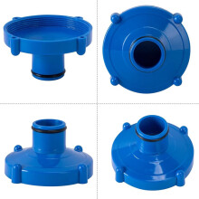 2 Pcs Pool Hose Adapter Replacement, Pool Skimmer Vacuum Hose Adapter, for 32mm Connection 80mm Screw Pools System