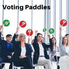 10 Pcs Classroom Voting Paddles, Interactive Handheld Judging Boards for Schools