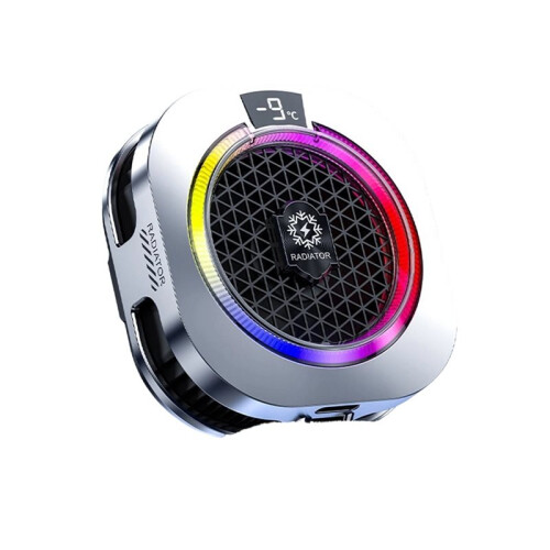 TH16 Pro Semiconductor Phone Cooler com Clipe Magnético Traseiro RGB para Jogos, Compatível com para , para Android e PUBG