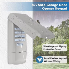 877MAX Sistema de Entrada Sin Llave con Teclado Inalámbrico 878MAX 877LM 376LM 377LM 976LM 977LM Control Remoto para Puerta de Garaje
