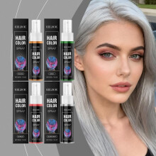 (grey) Temporary Hair Color Spray Fashion Cool Natural Color Even Coverage Hair Styling Treatment 150ml