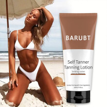 (1) Tanning Body Lotion Moisturizing Cream 222ml Fast Dark Lasting Color Tanning Body Lotion