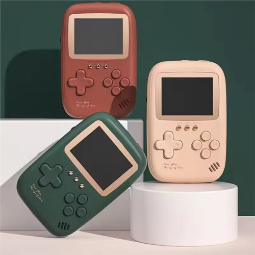 Console de Jogos Portátil com Bateria Externa de 10000mAh, 2,8 Polegadas, com Jogos Clássicos, Na Cor Verde. 1