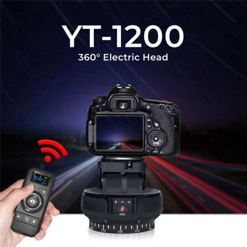 YT-1200 Auto Motorized  360 Timed Panoramic Stabilizer Remote Control for Phone Camera  VS Zifon 2