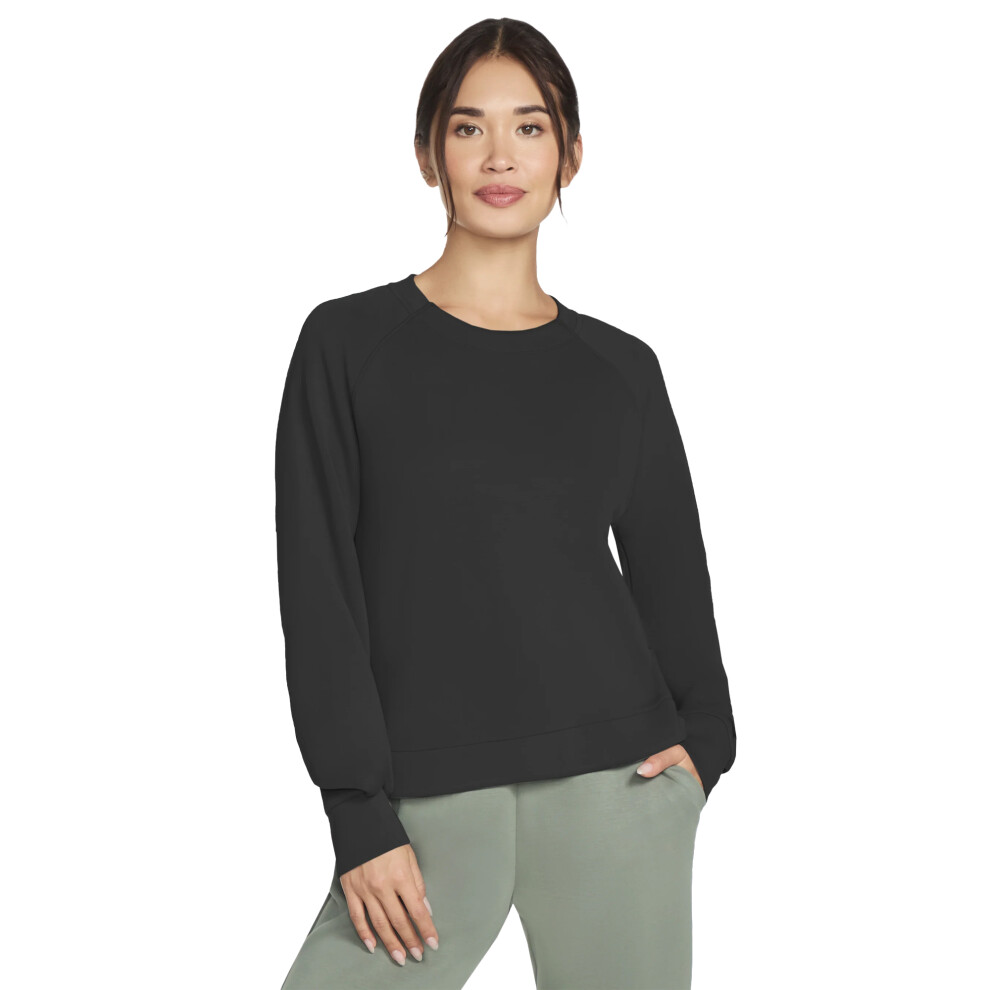 Skechers (Xl, Black) Womens/Ladies Skechluxe Elevate Crew Neck Sweatshirt