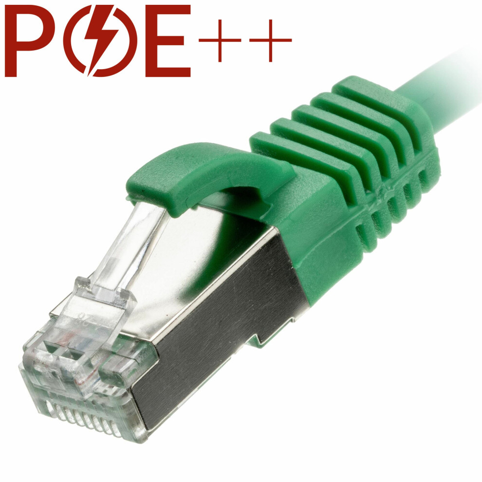 Cablenet 2.5M Cat6a Rj45 U/Ftp Lsoh 30Awg Slim Snagless Booted Patch Lead Green 5056750335942
